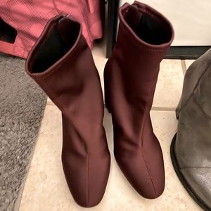 Jessica Simpson sock boot.